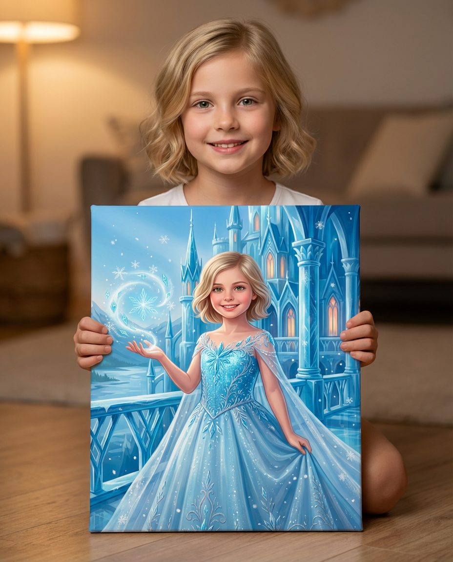Personalized canvas portrait