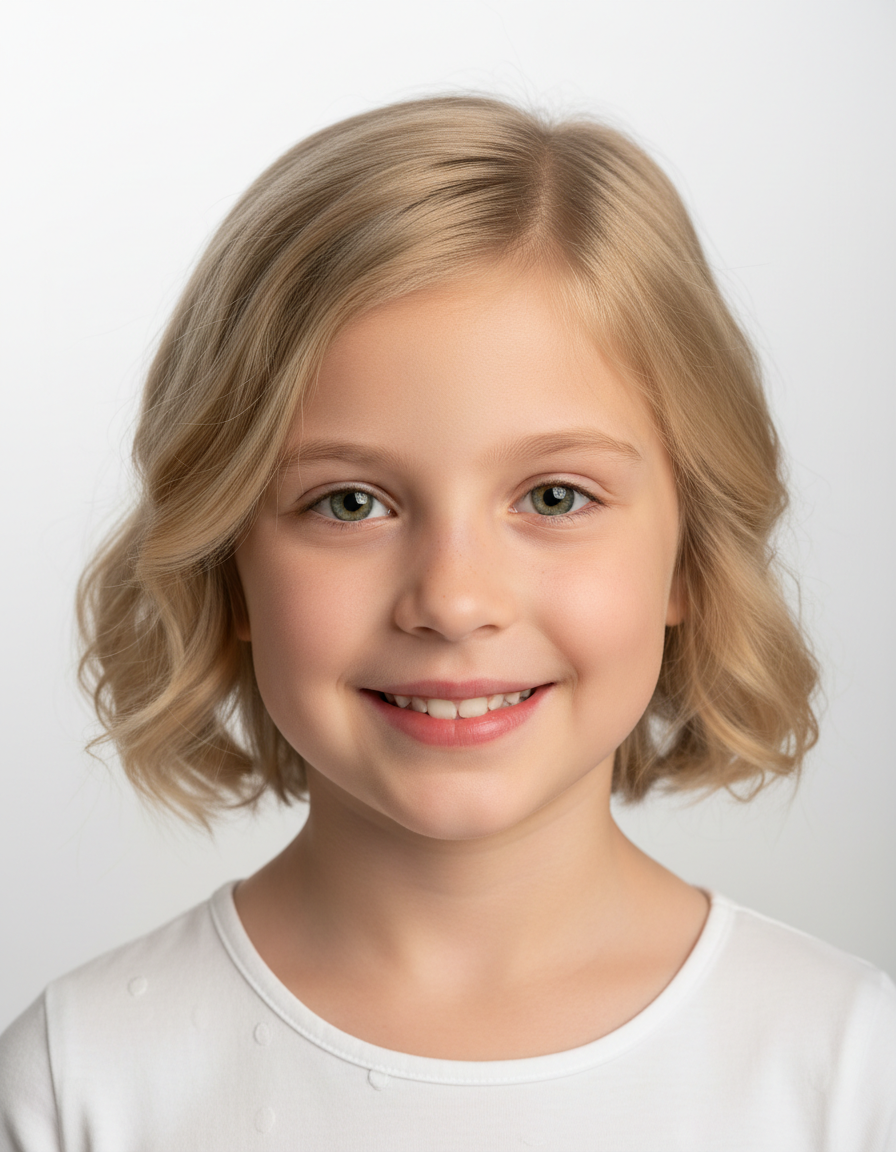 Original photo of child