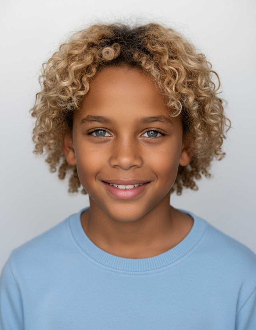 Original photo of child