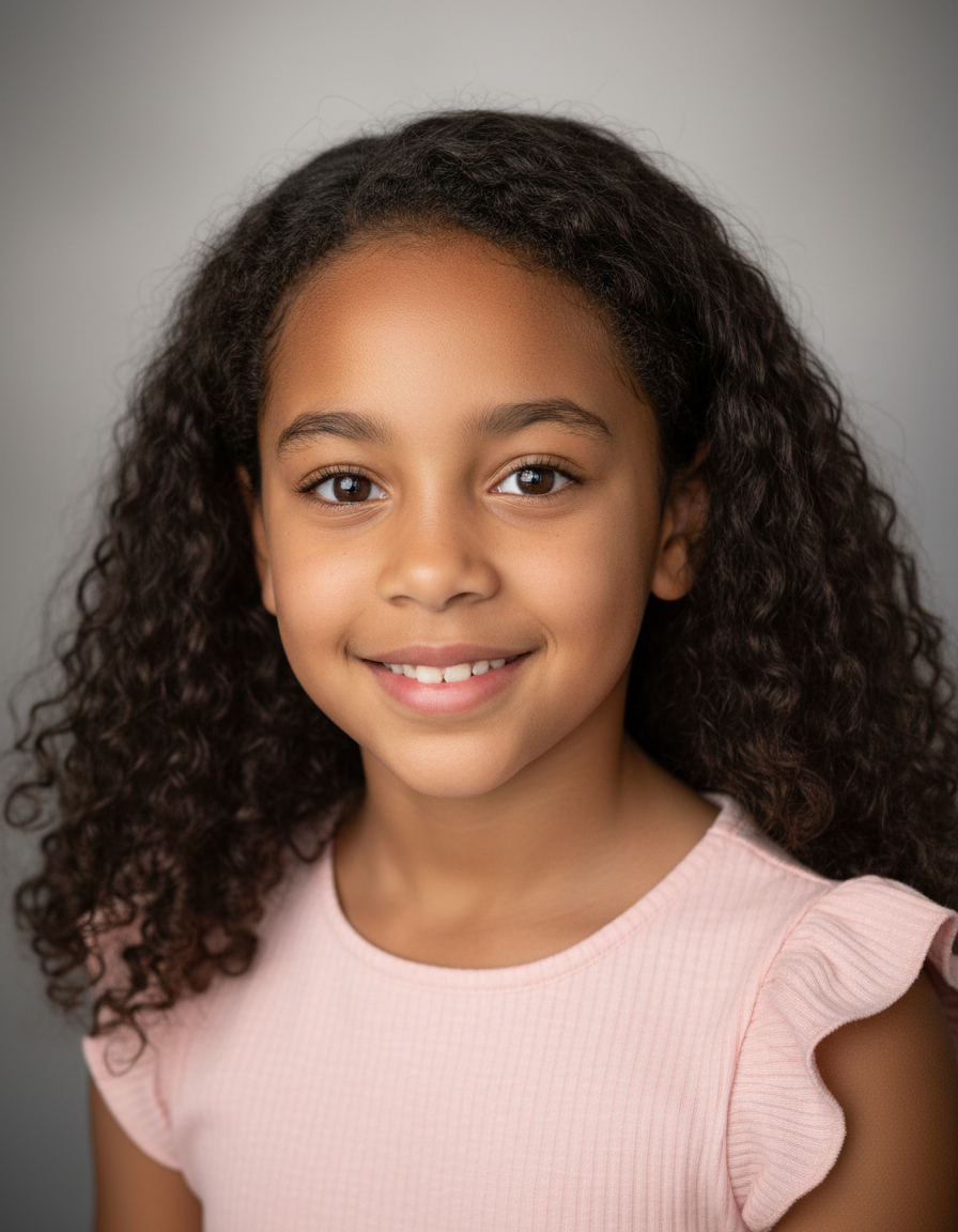 Original photo of child